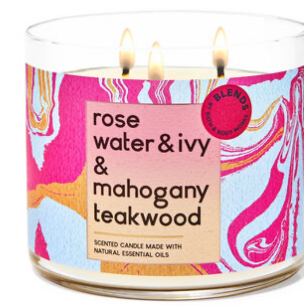 Rose Water & Ivy & Mahogany
Teakwood
3-Wick Candle